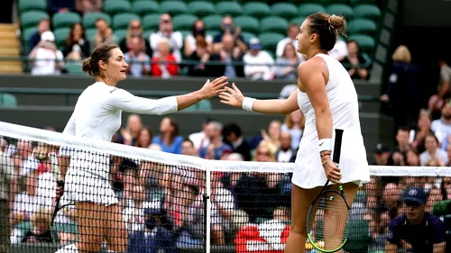 Monica Niculescu, învinsă de Aryna Sabalenka în primul tur la Wimbledon! Românca a amuțit tribunele în setul secund | VIDEO