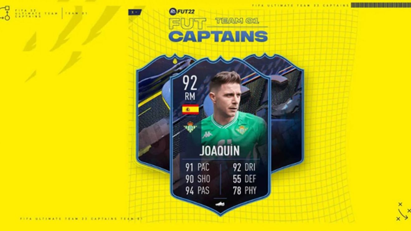 Joaquin Sanchez în FIFA 22! Mijlocașul de bandă dreapta este extrem de rapid și tehnic în modul Ultimate Team