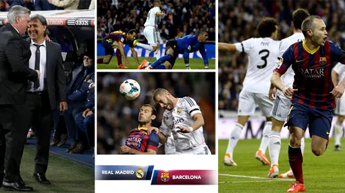 LIVE BLOG. El Clasico: Real Madrid – Barcelona 3-4. O nebunie de meci. Messi a adus victoria Barcei cu o triplă istorică. Lupta pentru titlu e relansată