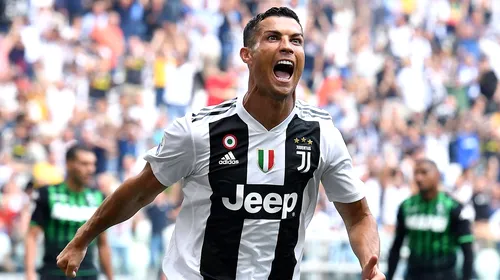 Cristiano Ronaldo a lovit din nou! Portughezul a marcat decisiv în deplasarea de la Frosinone. VIDEO