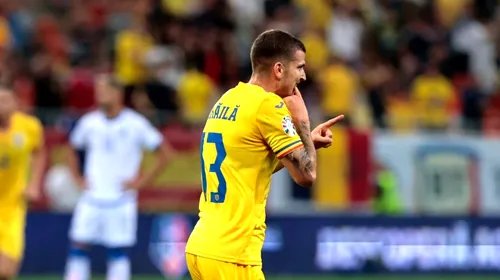 Valentin Mihăilă a marcat în România – Kosovo și a dezvăluit de ce nu a intrat în vestiar la pauza meciului: „Nu am vrut să se întâmple asta!”