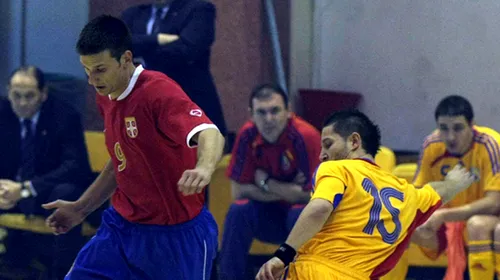 România – Serbia, scor 2-1, în prima manșă a play-off-ului de calificare la CE de futsal