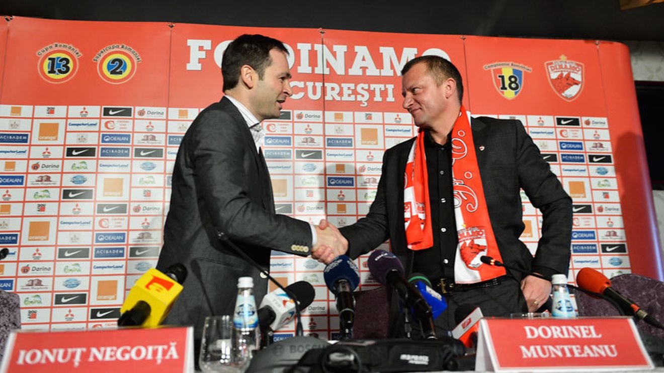 Negoiță a găsit soluția pentru datoria lui Dorinel: "Suntem aproape să o încheiem" Ce spune despre revenirea tehnicianului la Dinamo