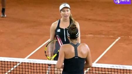 Gabriela Ruse, admonestată de adversară după un moment controversat! Ce i s-a reproșat româncei la finalul sfertului câștigat la Hamburg | VIDEO