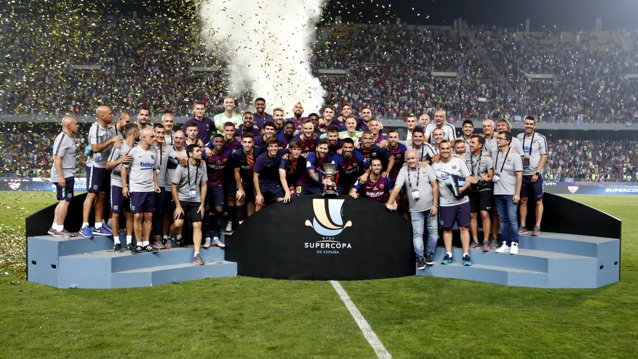 Barcelona a câștigat supercupa Spaniei! VIDEO | Dembele a decis partida cu un eurogol
