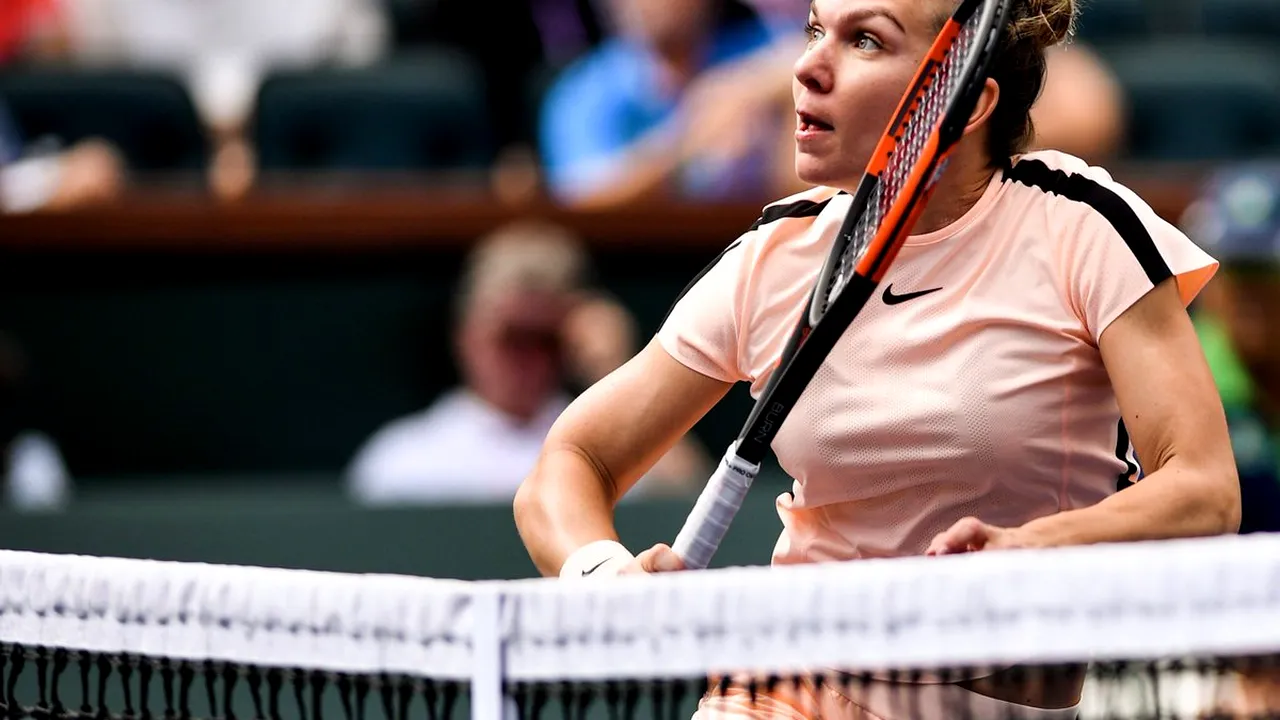 Surpriză de proporții la Indian Wells! Simona Halep a scăpat de favorita 5 și se va lupta pentru finală cu o jucătoare de pe locul 44