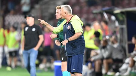 Scene şocante! Dan Petrescu a cerut penalty, a fost eliminat pentru proteste şi l-a înjurat pe arbitrul Rareş Vidican!