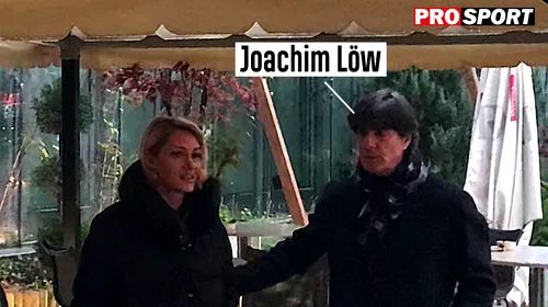 Joachim Low, discuții private cu o blondă atrăgătoare! Selecționerul Germaniei a fost la București pentru tragerea la sorți a EURO 2020. EXCLUSIV FOTO&VIDEO