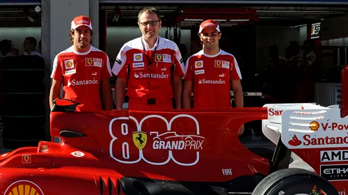 RECORD** Ferrari, la 800 de Grand Prix-uri în F1