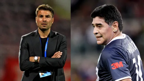 Adrian Mutu, mesaj emoționant după moartea lui Diego Maradona: „Pasiunea si talentul tău au scris istoria fotbalului!”