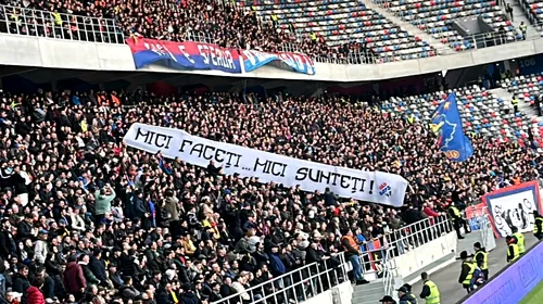 Steaua – Dinamo, CRONICA ULTRA. Dinamoviștii au impresionat prin desant, steliștii au aprins stadionul. Duelul mesajelor a dat savoare derby-ului | FOTO&VIDEO EXCLUSIV