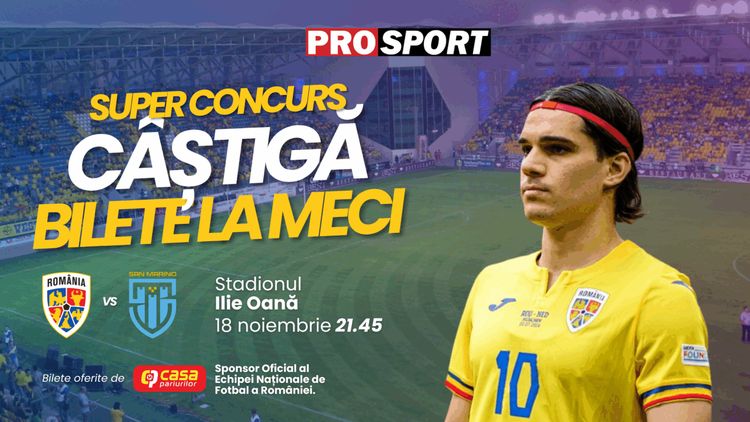 PROSPORT te trimite la meciul România – San Marino! Cum poți câștiga bilete la partida tricolorilor – vezi regulamentul concursului