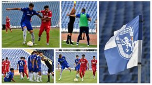 Sancționată cu 106 puncte, FCU Craiova n-a înscris la debutul în Liga 3. Vladislav Blănuță a fost titular, Dan Vasilică a vorbit despre speranțe și viitor, clubul aflat în prag de excludere din campionat!