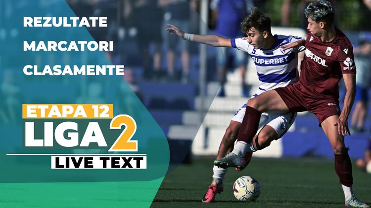 Etapa 12 Liga 2 | Primele șapte jocuri ale zilei încep la ora 11:00. Știința Poli Timișoara are misiune facilă să-și mențină poziția de lider