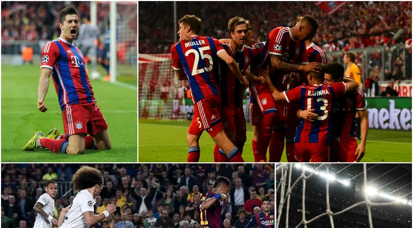 Liga Campionilor | Barcelona și Bayern, primele echipe calificate în semifinale. Catalanii nu au avut emoții cu PSG, nemții au distrus-o pe Porto după ce au pierdut în tur