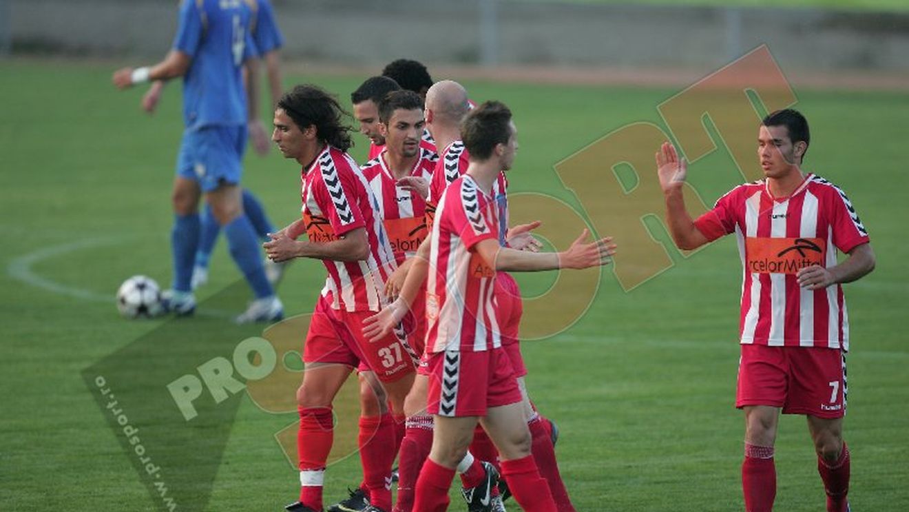 Unirea, învinsă de Oțelul într-un amical