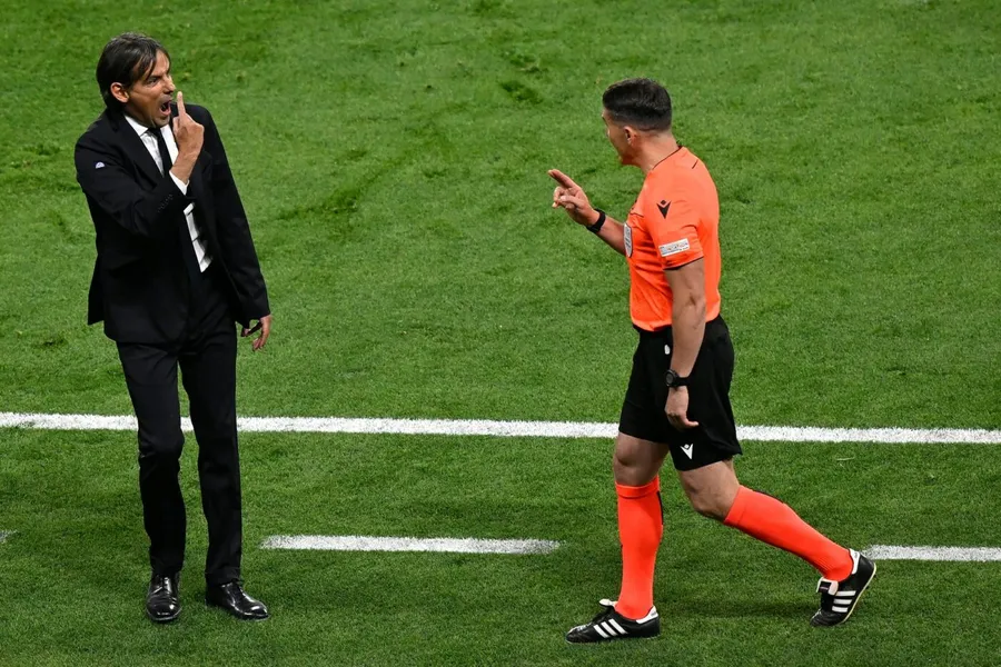 Simone Inzaghi și Istvan Kovacs, schimb dur de replici în timpul finalei Ligii Campionilor