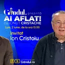 „Ai Aflat! cu Ionuț Cristache” începe luni, 2 iunie, de la ora 15.00, live pe Gândul. Invitat: Ion Cristoiu