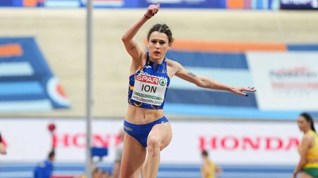 Diana Ion a câștigat medalia de argint la Campionatul European Indoor. Performanța carierei în proba de triplusalt