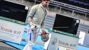 George Dragomir, vicecampion mondial la sabie - juniori. Românul a făcut un concurs de excepție în Polonia