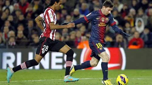 Messi, încă un record: 5 meciuri la rând cu „dublă”!** Barcelona – Athletic Bilbao 5-1! Recordul catalanilor