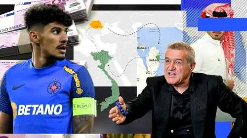 Înșelăciunea secolului pentru FCSB! Cum i-ar fi furat mafia asiatică lui Gigi Becali milioanele de euro din transferul lui Florinel Coman în Qatar! Vali Argăseală a ajuns la Poliție după ce 5.000.0000 de euro s-ar fi evaporat într-un cont fantomă din Vietnam! EXCLUSIV