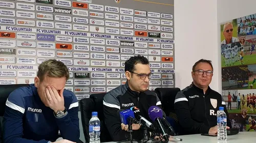 Mihai Teja a fost prezentat la FC Voluntari. „E o provocare, noi nu suntem Steaua 2”