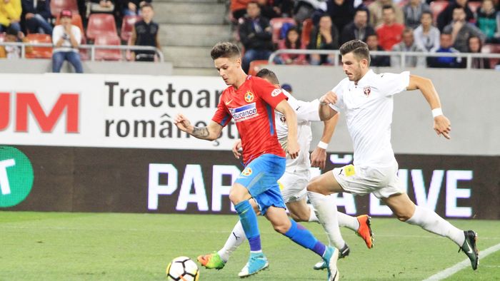 Dennis Man is the man! Firavul atacant care a adus victoria FCSB în minutul 92 s-a gândit la Dică: "Am sperat până la capăt. Îi dedic golul lui Nic"