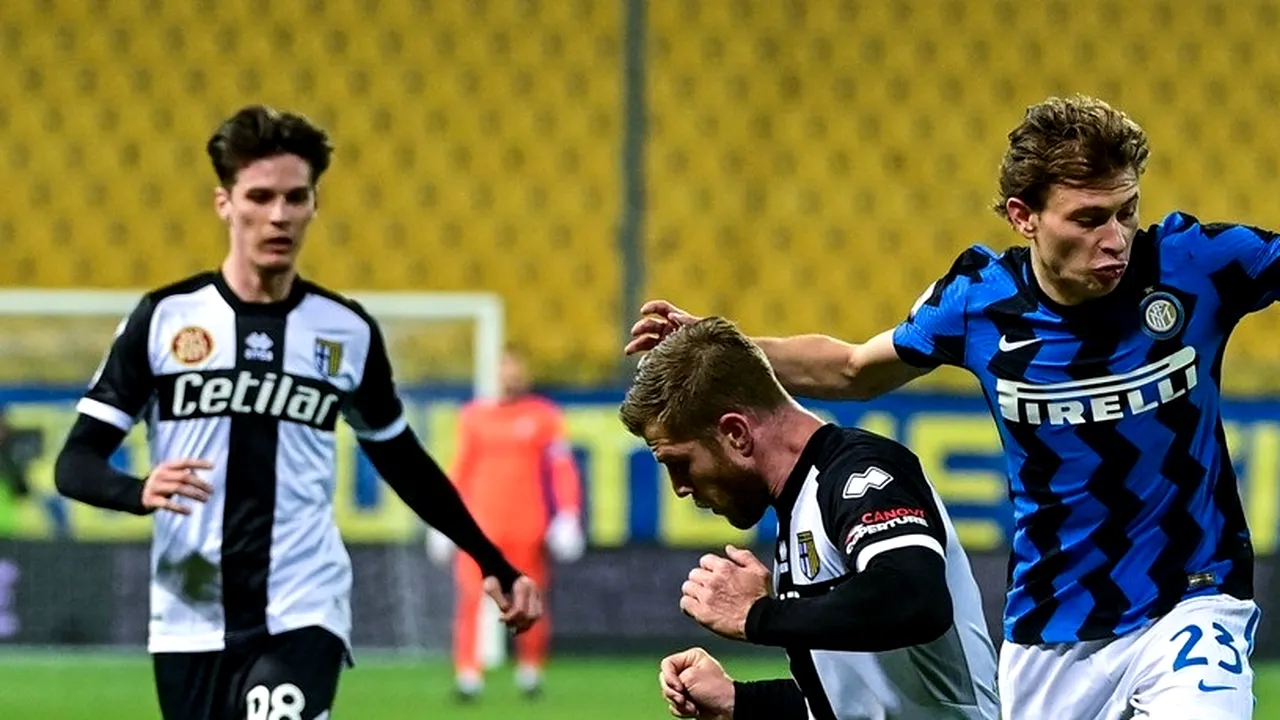 Dennis Man, debut promițător ca titular în Serie A! Valentin Mihăilă l-a schimbat la pauză. Continuă seria horror pentru echipa românilor: Parma - Inter 1-2
