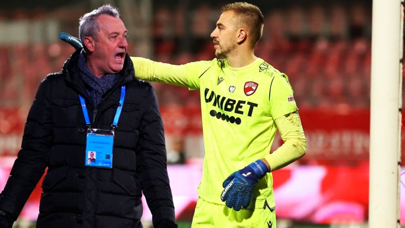 Șoc la Dinamo! Plamen Iliev, dat afară de Mircea Rednic! Ce legătură a avut portarul cu Luana, fiica antrenorului | EXCLUSIV