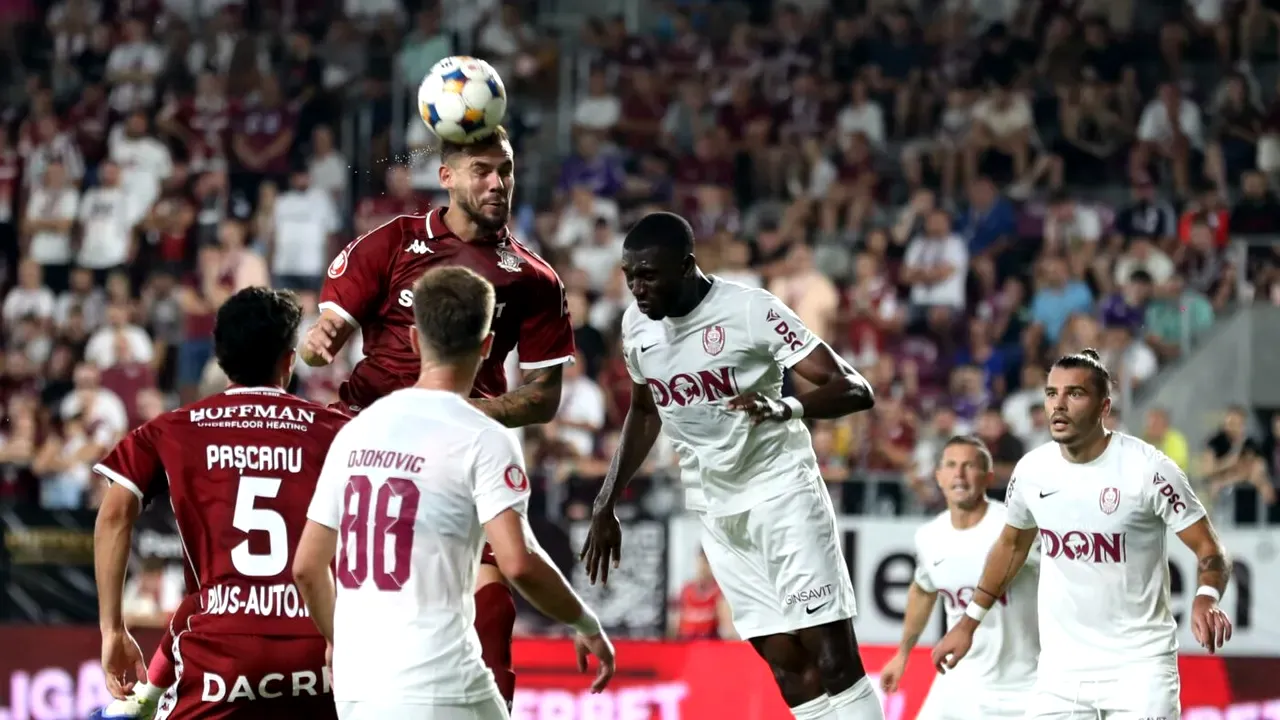 Egal feroviar. Petrescu și Gâlcă au semnat pentru un punct după un meci în care Rapid și CFR Cluj și-au împărțit reprizele. Cătălin Mureșanu scrie cronica derby-ului din Giulești