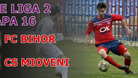 FC Bihor - CS Mioveni 1-1!** Bud le-a adus un punct orădenilor