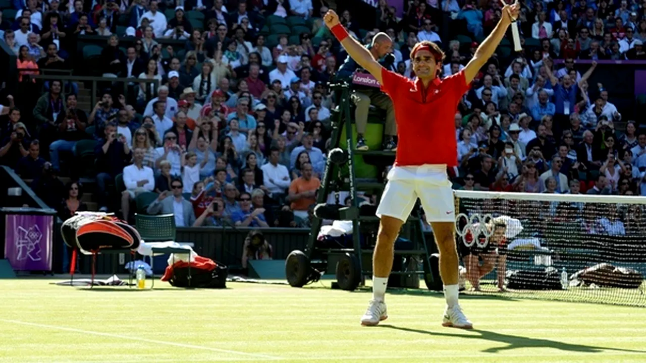 NEBUNIE la Londra!** Federer, la un pas de primul AUR la simplu, după cea mai lungă partidă de trei seturi din era Open: FedEx-Murray în finală