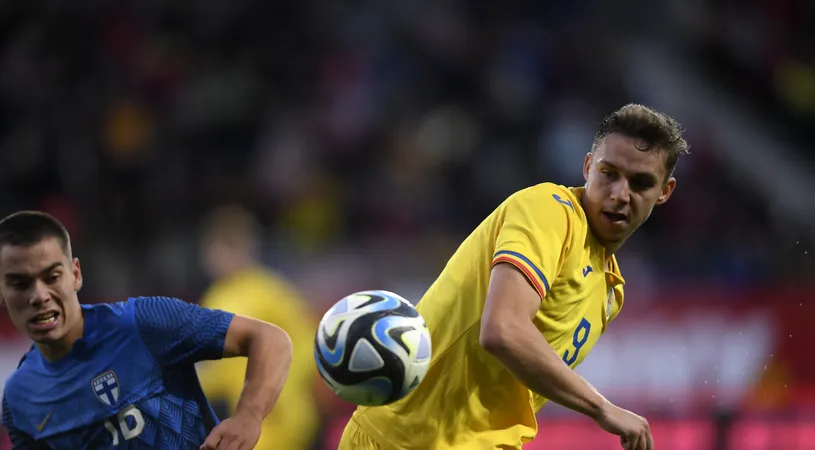 România U21 - Finlanda U21 1-0, în preliminariile Euro 2025. Victorie dramatică pentru „tricolorii” mici! Matei Ilie a dat lovitura în minutul 90+8