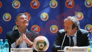 Platini la Național Arena!** "Aveți un stadion și o federație frumoasă, acum mai trebuie să găsiți și jucători buni!"