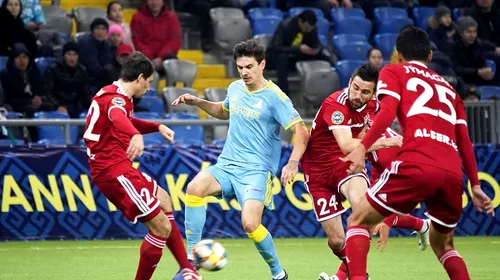 O nouă rușine pentru echipa lui Dorin Rotariu în Europa League! Campioana Kazakhstanului a încasat 11 goluri în două meciuri de la AZ Alkmaar