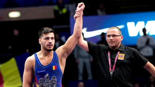 Luptătorul român Nicu Ojog s-a calificat în finala Campionatului Mondial de seniori U23 de la București, la categoria 82 kg