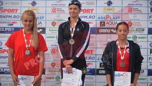 FOTO | Potec: "Sper ca anul viitor acestea să fie Internaționalele României, iar sportivii să își facă aici baremurile pentru CM 2015". Medaliații din prima zi a Naționalelor 