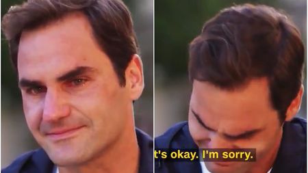 VIDEO | "Niciodată nu mi s-a întâmplat asta". Federer a plâns în timpul unui interviu: momente emoționante