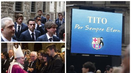 Ceremonie emoționantă în memoria lui Vilanova. "Ai fost îngerul meu păzitor"