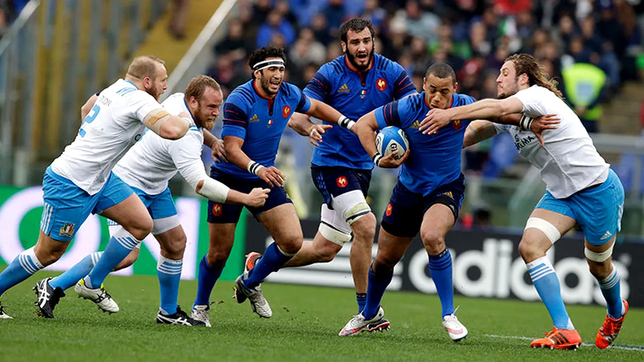 Franța a învins Italia, scor 32-10, în grupa D de la CM de rugby, din care face parte și România