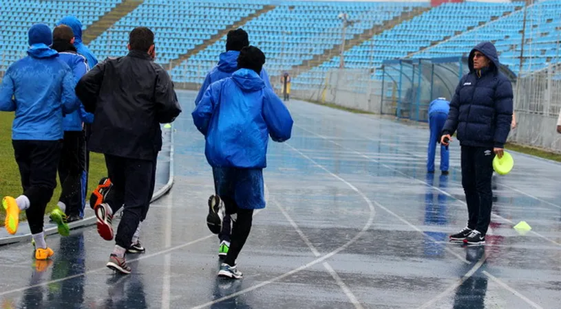 Antrenamentul de ieri al Farului, oprit după 15 minute:** 
