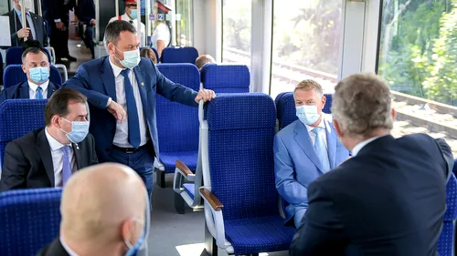 Președintele Klaus Iohannis a testat ruta Gara de Nord – Aeroport „Henri Coandă” proiectată pentru Campionatul European de fotbal de la București | FOTO & VIDEO