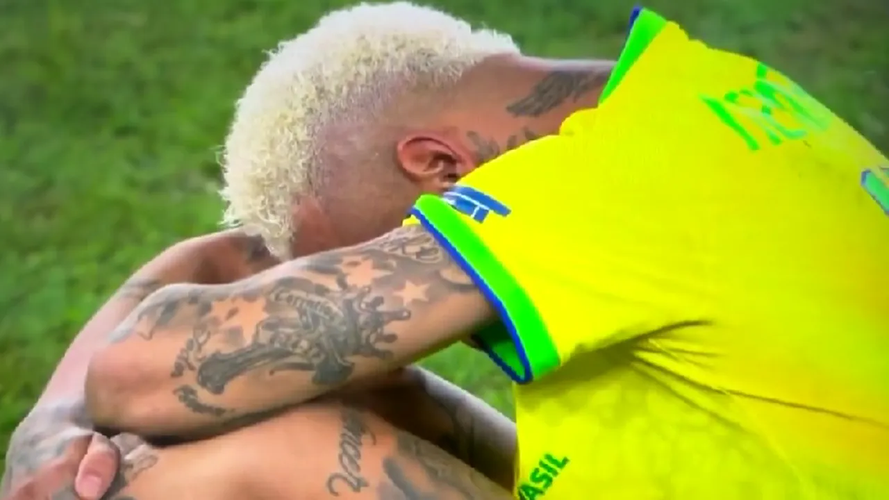Neymar plânge ca un copil, după ce Brazilia a fost eliminată de Croația de la Cupa Mondială! Imaginile tristeții supreme | VIDEO