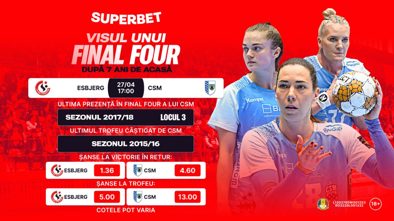CSM București speră la un nou Final Four după 7 ani. ADVERTORIAL