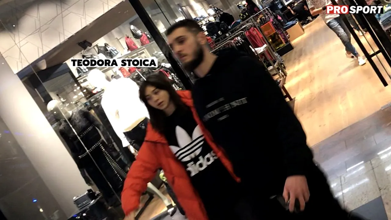 Imagini cu un cuplu fericit: Teodora Stoica, răsfăţată de iubitul ei, la mall! 