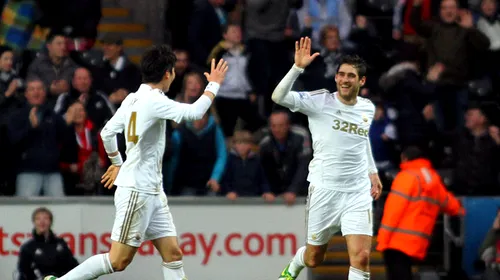 Cântecul lebedei pe Stamford Bridge!** Swansea a învins Chelsea cu 2-0 în semifinalele Cupei Ligii