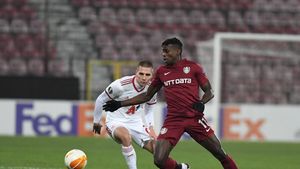 CFR Cluj - ȚSKA Sofia 0-0. Chipciu, eliminat în Gruia! Campioana României joacă meciul decisiv la Berna. Cum arată clasamentul