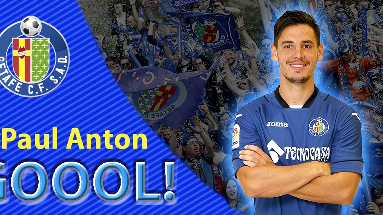 Paul Anton a jucat 19 minute în egalul formației sale, Getafe, scor 0-0, cu Tenerife