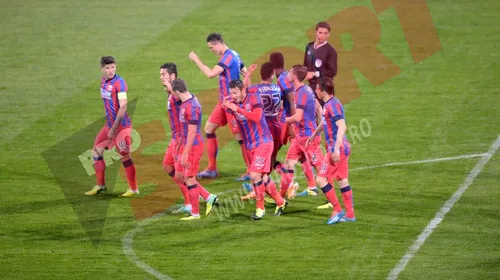 Steaua – Corona Brașov 3-0. Urâtul, singurul spectator